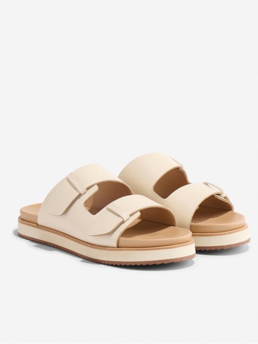 Nisolo Anthropologie Ella Flatform Sandal Size 7.5 Pre-owned